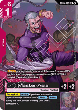 Master Asia (GD05-089) (V.1 - Legendary Rare)