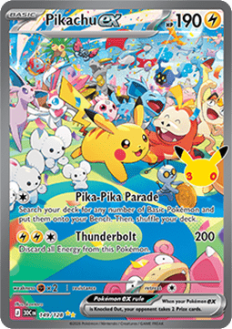 Pikachu ex - 30th Celebration (Special Illustration Rare) [30C-149]