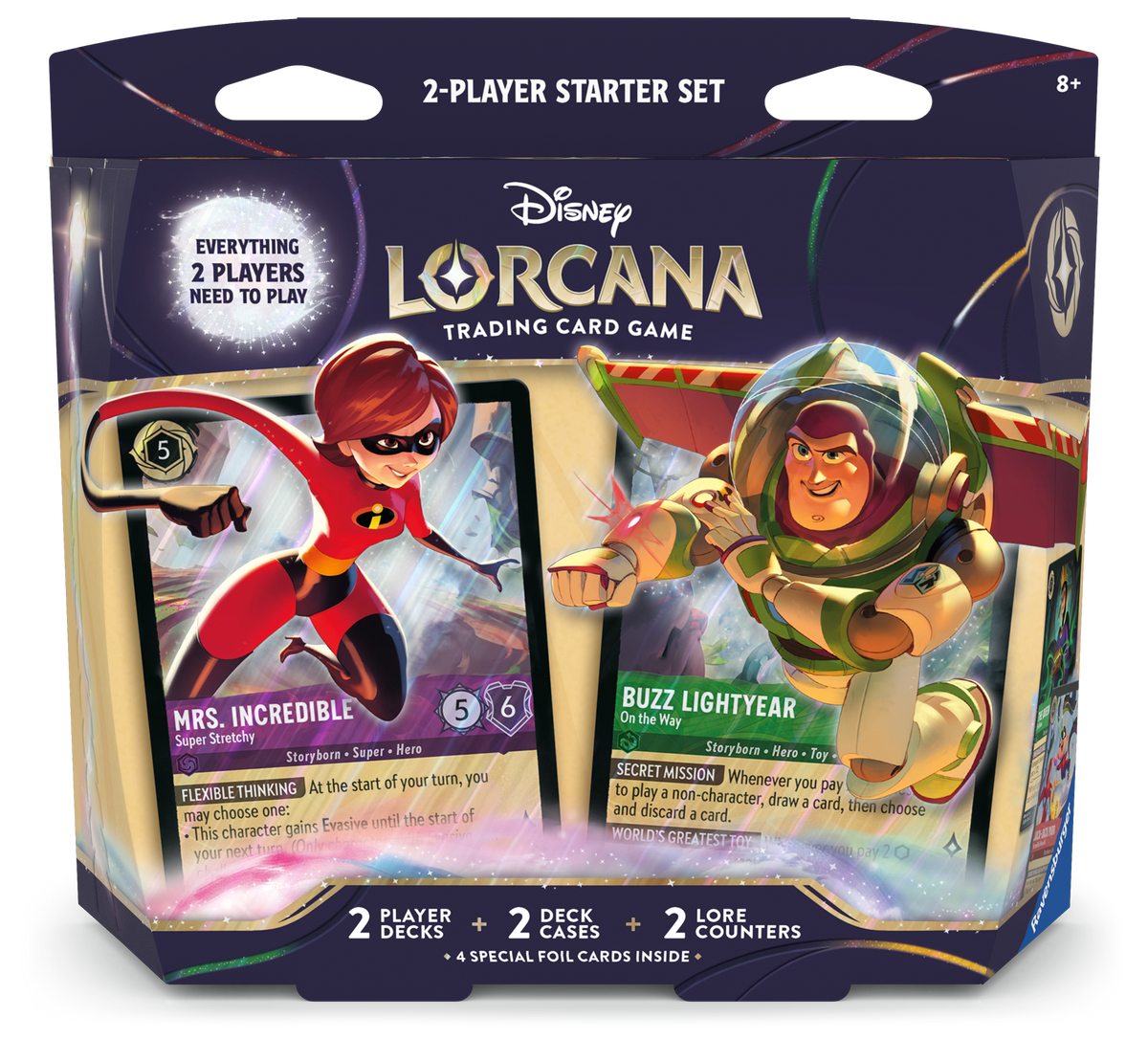 Disney Lorcana: 2 Player Starter Set - Mrs. Incredible & Buzz Lightyear