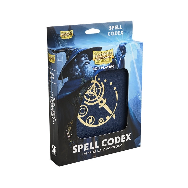 Dragon Shield - RPG Spell Codex - Midnight Blue