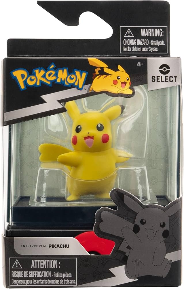 Pokemon - Battle Figure with Case - Pikachu
