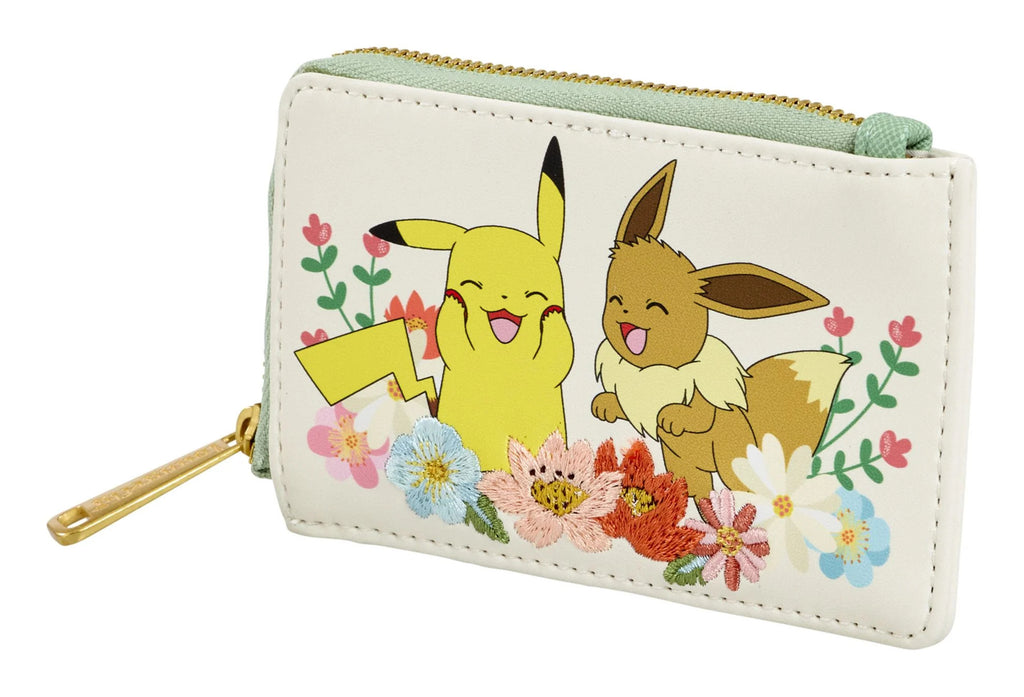 Loungefly - Pokemon Pikachu & Eevee Floral Wallet