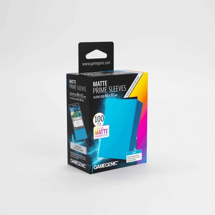 Gamegenic - Matte Prime Sleeves Blue 66x91 (100 ct.)