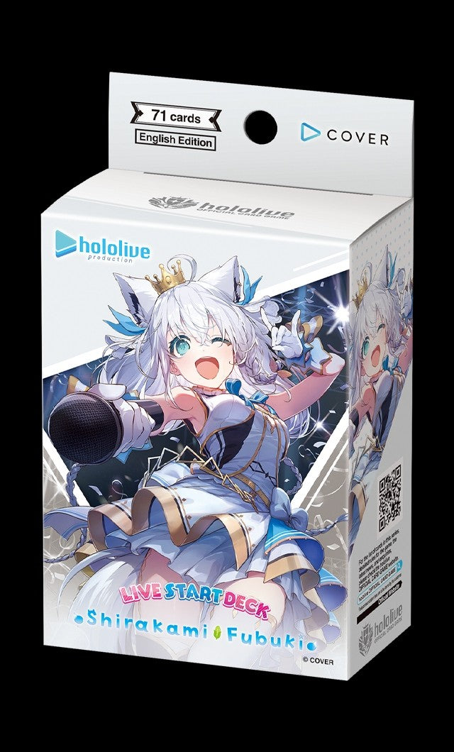 Hololive Official Card Game - Live Start Deck Shirakami Fubuki
