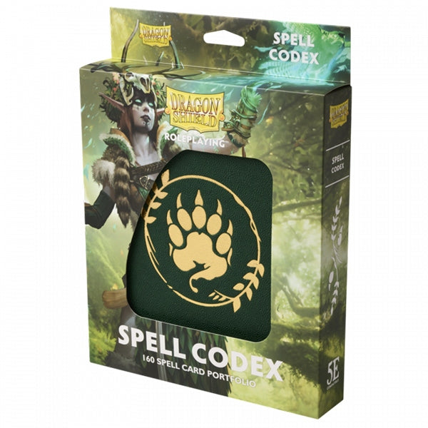 Dragon Shield - RPG Spell Codex - Forest Green
