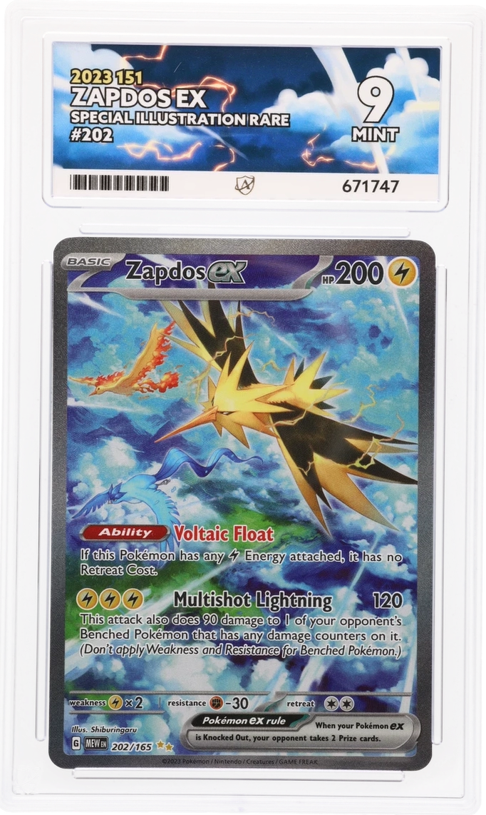 2023 Pokemon 151 JP - Zapdos ex #204 - Ace 9 671747