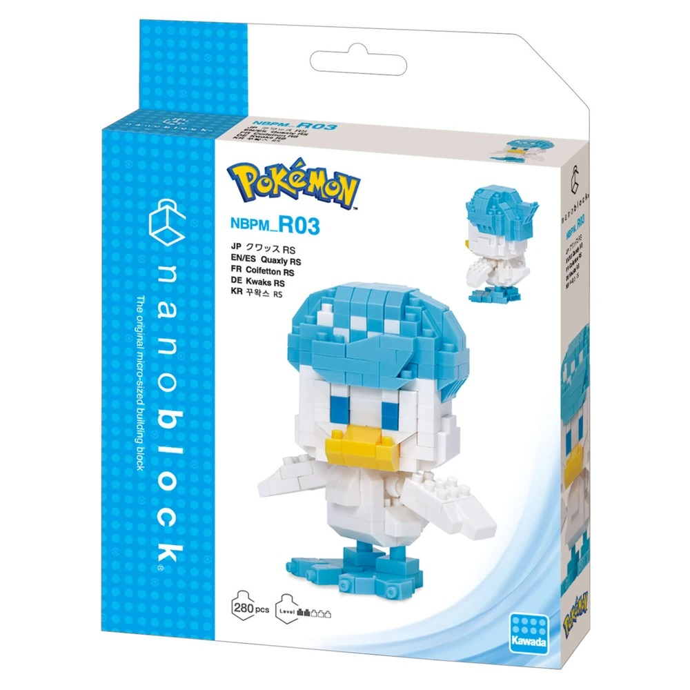 Nanoblock Pokemon Quaxly