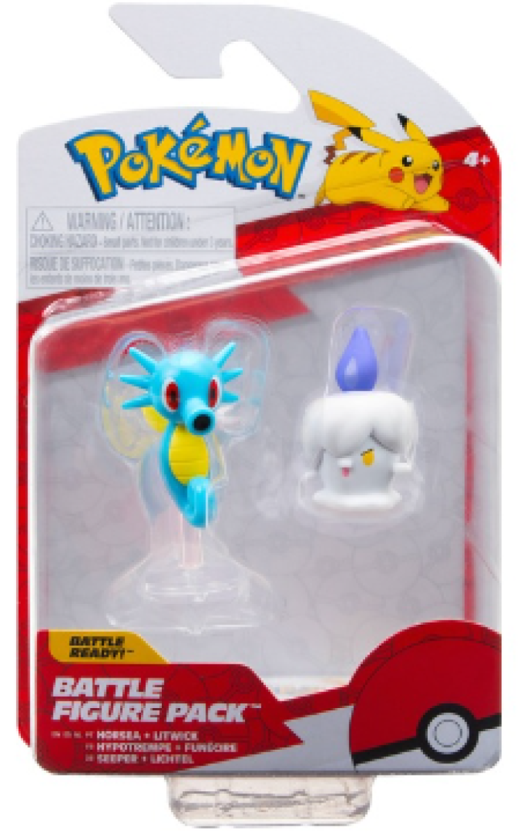 Pokemon - Battle Figure Pack - Horsea & Litwick