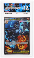 2025 Pokemon Phantasmal Flames - Mega Charizard X ex #125- Ace 10 671745