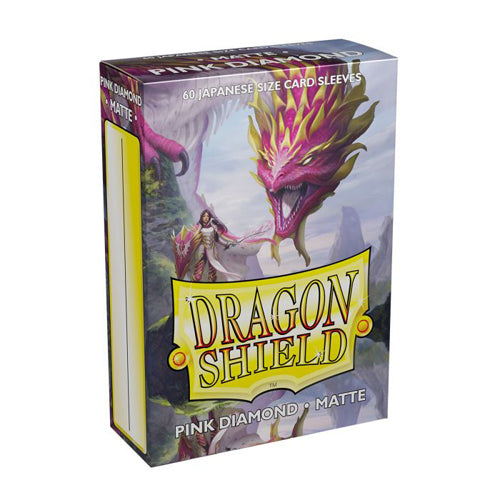 Dragon Shield - Matte Japanese Size Sleeves 60pk - Pink Diamond