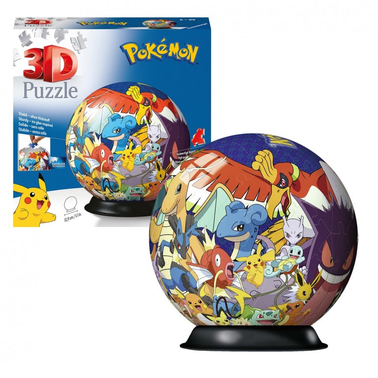 Pokemon - 72 Piece 3D Jigsaw Puzzle