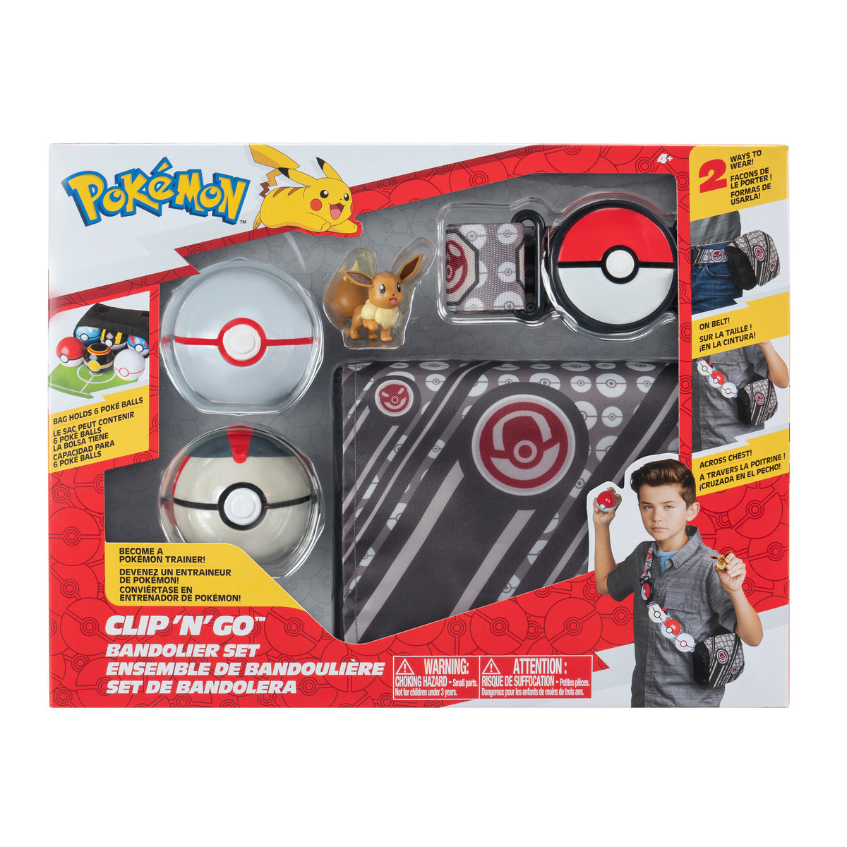 Pokemon - Clip 'n' Go Bandolier Set - Eevee