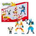 Pokemon - Battle Figure Set - Pancham, Infernape & Lucario
