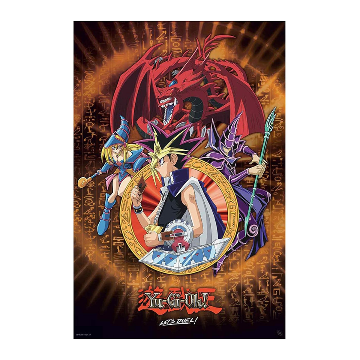 Yu-Gi-Oh! - Poster Maxi 91.5x61 - Yugi Slifer and Magician