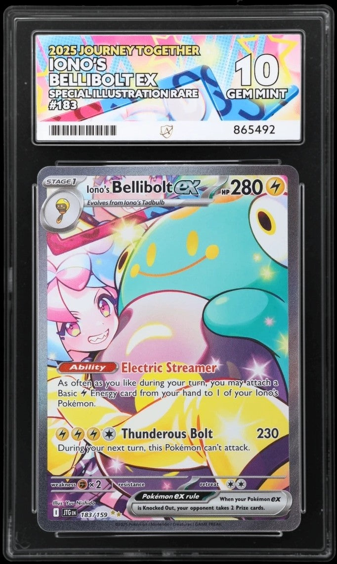 2025 Pokemon Journey Together - Iono's Bellibolt ex #183 - Ace 10 865492