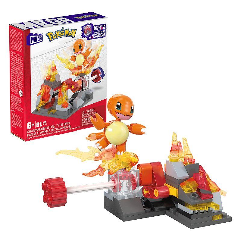 MEGA - Pokemon Charmander's Fire-Type Spin Playset