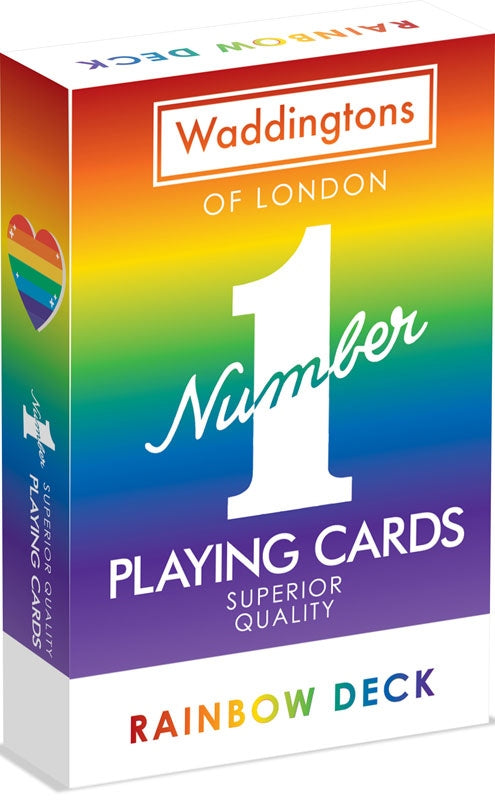 Waddingtons No 1 Playing Cards - Rainbow