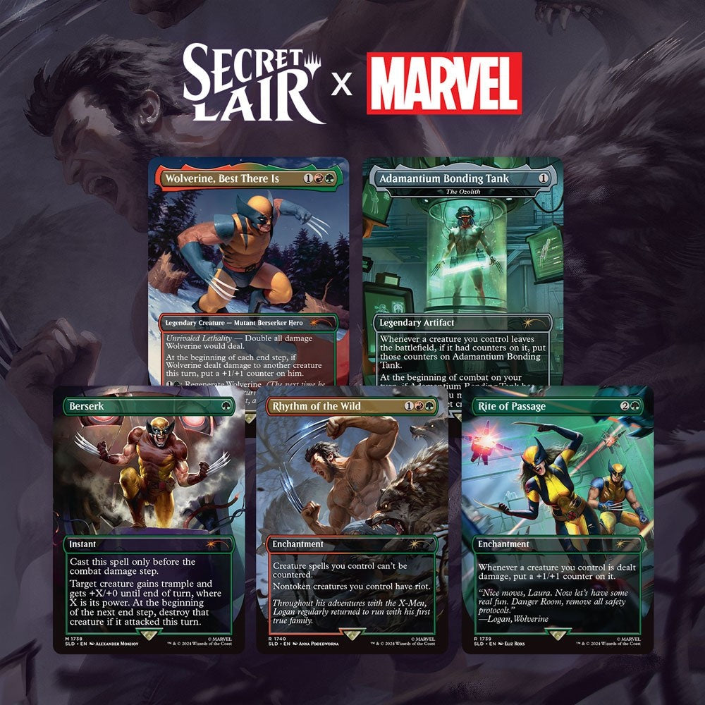 Magic the Gathering Secret Lair x Marvel's Wolverine (Non-Foil)