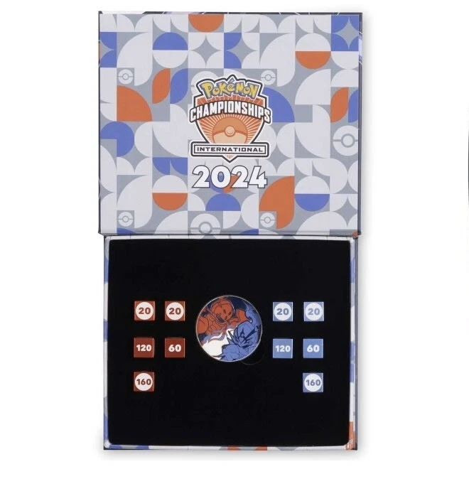 Pokemon Center London EUIC 2024 Coin and Damage Counter Dice Exclusive