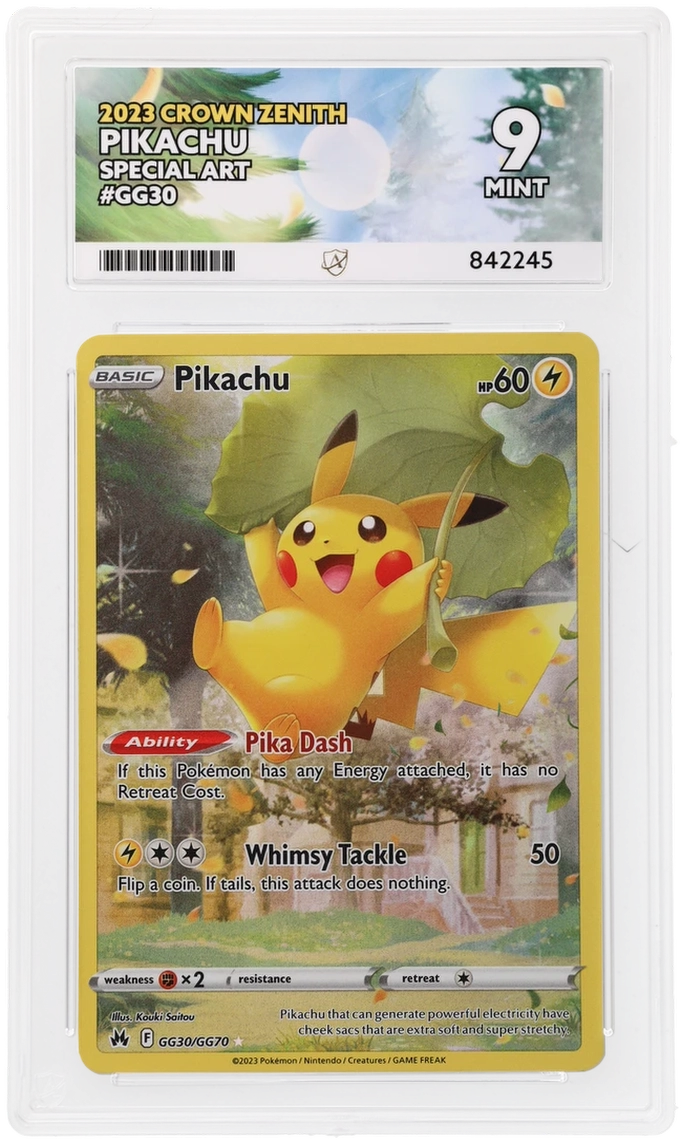 2023 Pokemon Crown Zenith - Pikachu #GG30 - Ace 10 842245