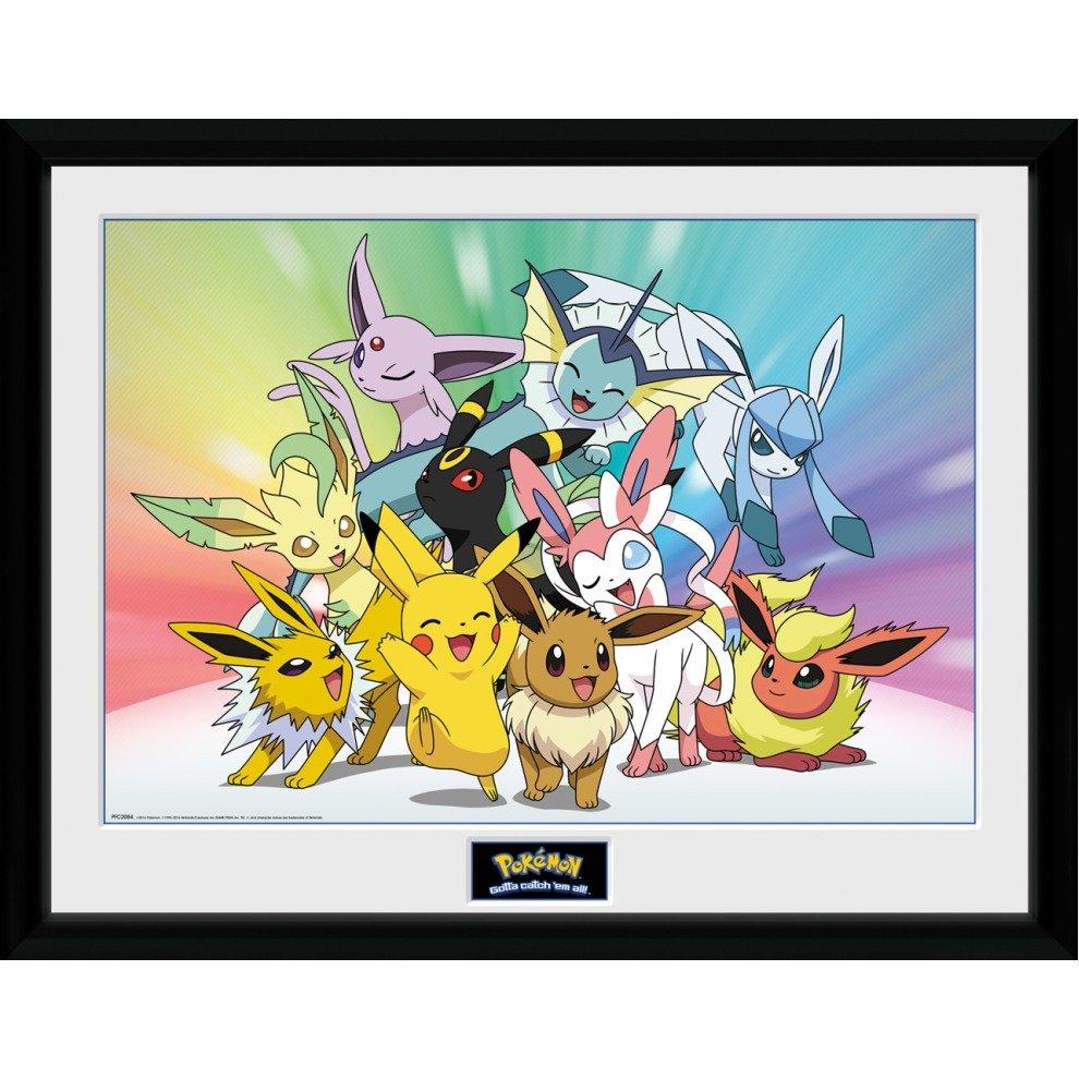 Pokemon Eevee 30 x 40cm Framed Collector Print