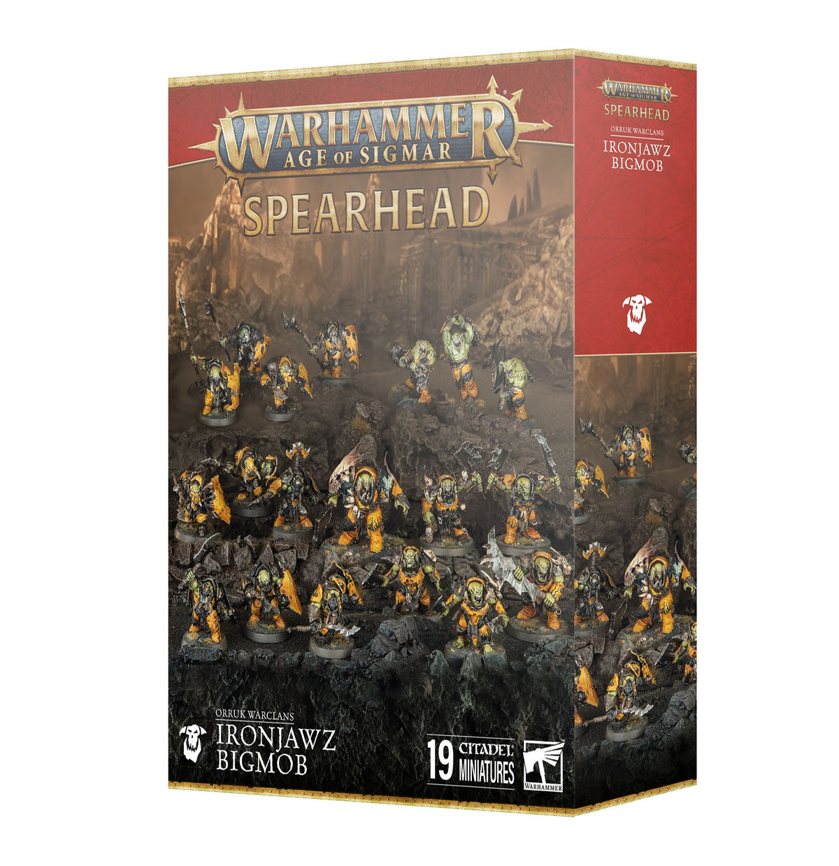 Age of Sigmar: Spearhead Orruk Warclans - Ironjawz Bigmob