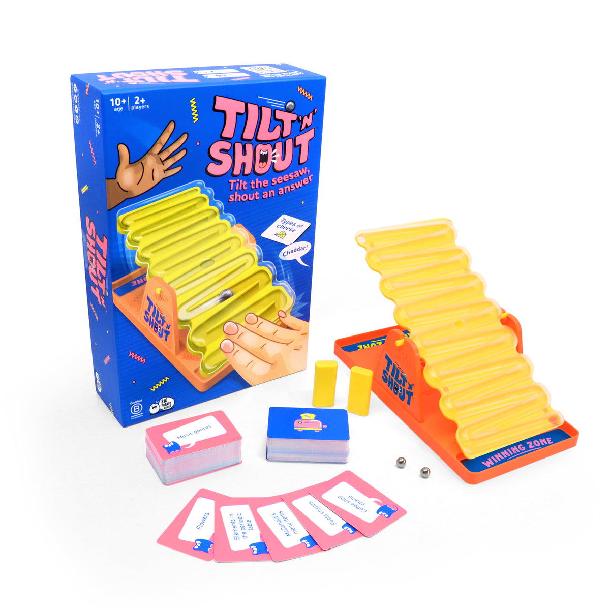 Tilt n Shout: A Speedy Family Board Game