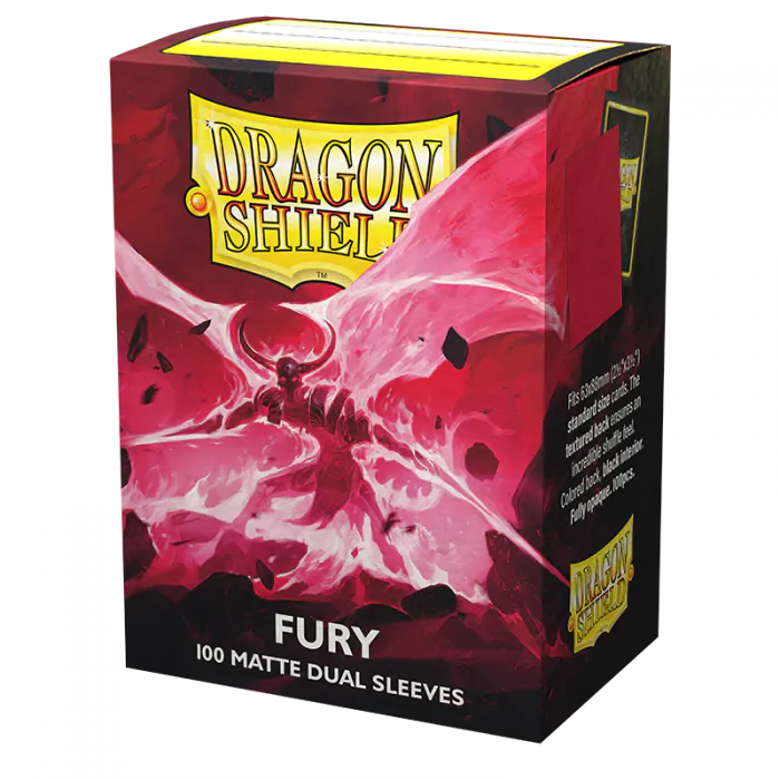 Dragon Shield - Dual Matte Standard Size Sleeves 100pk - Fury