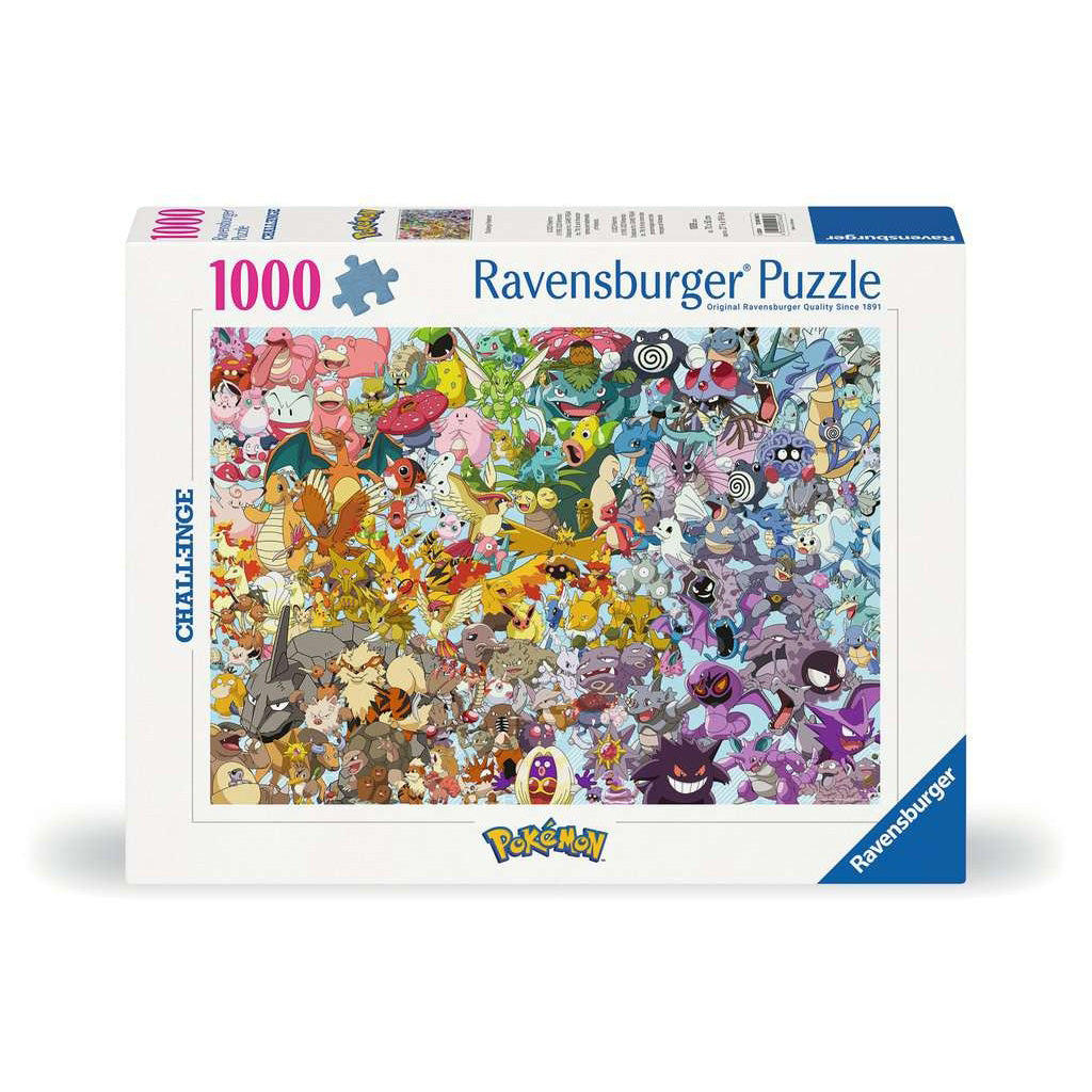 Pokemon - 1000 Piece Challenge Jigsaw Puzzle