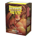 Dragon Shield - Dual Matte Standard Size Sleeves 100pk - Peach Piip