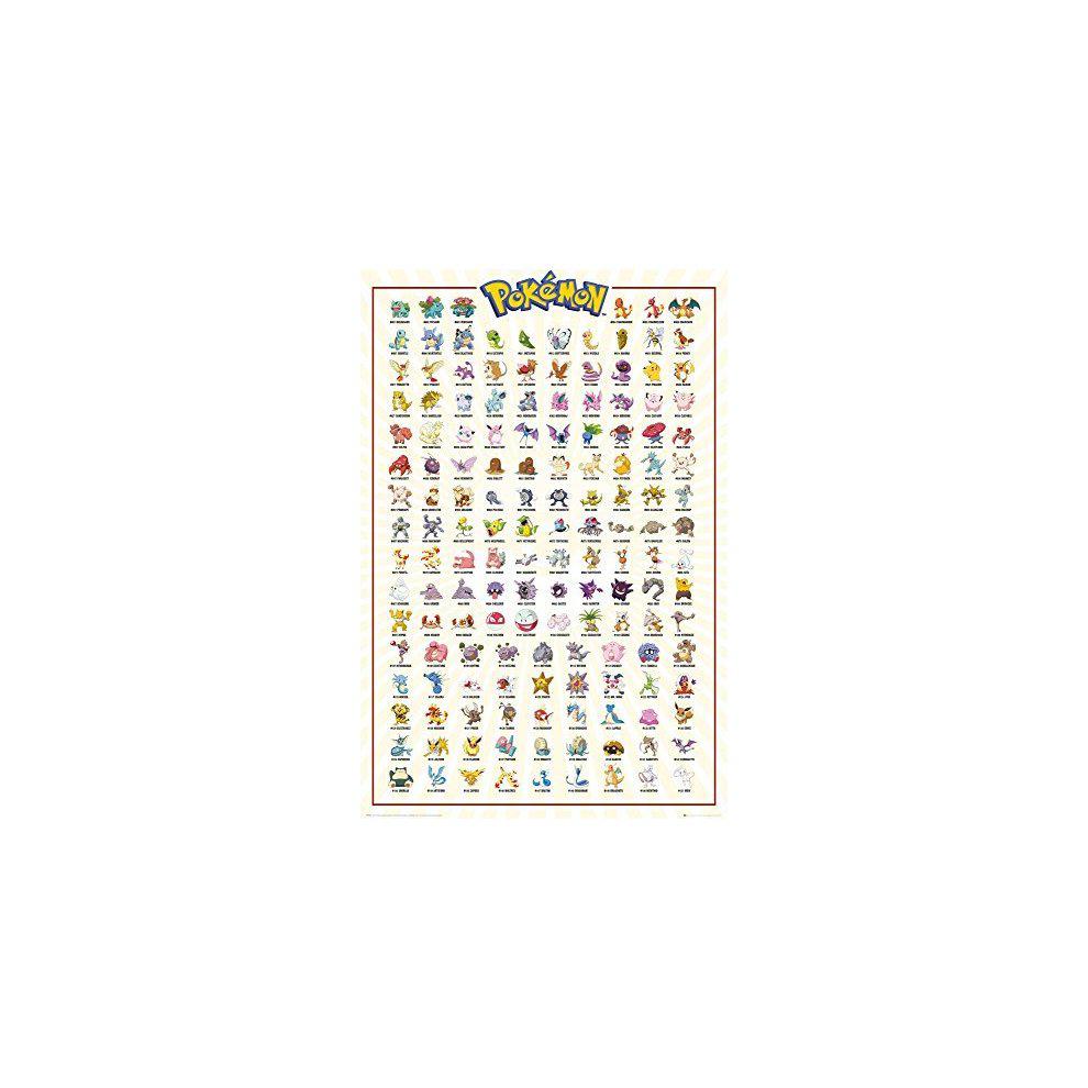 Pokemon - Poster Maxi 91.5x61 - Kanto 151