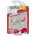 Pokemon - Battle Figure - Rowlet & Tatsugiri