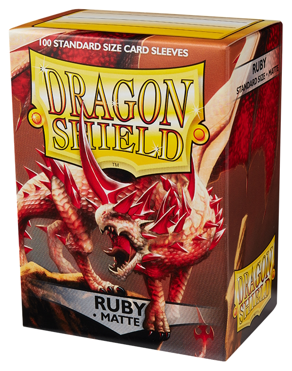 Dragon Shield - Matte Standard Size Sleeves 100pk - Ruby