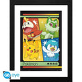 Pokemon Scarlet & Violet Starters 30 x 40cm Framed Collector Print
