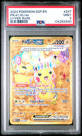 2024 Pokemon Surging Sparks - Pikachu ex #247 - PSA 9 104264480