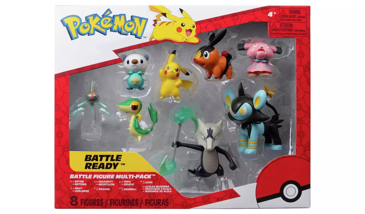 Pokemon - Battle Figures - Pack of 8