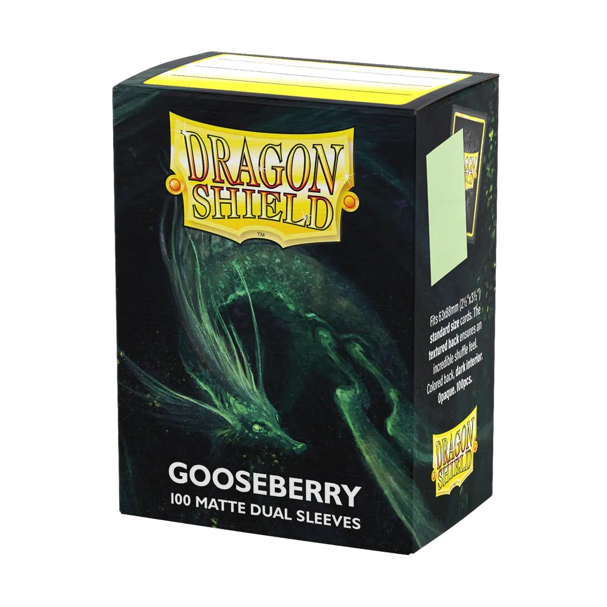 Dragon Shield | Matte Dual Standard Size Card Sleeves | 100 Ct - Gooseberry