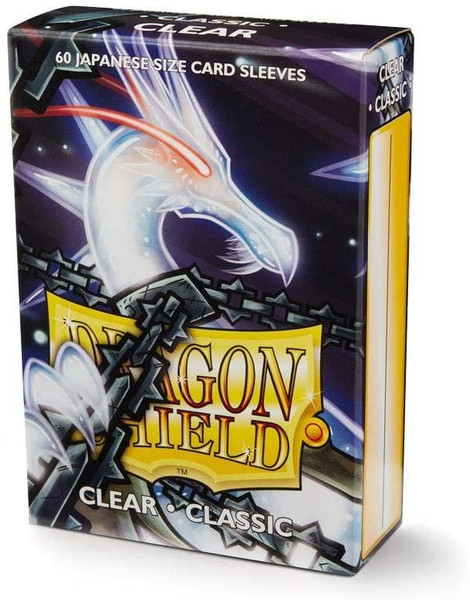 Dragon Shield - Classic Japanese Size Sleeves 60pk - Clear