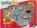 Pokemon - Battle Figure Set - Pikachu, Cleffa, Omanyte, Kabuto, Riolu & Geodude
