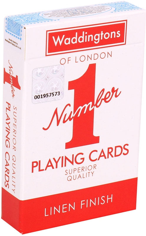 Waddingtons No 1 Playing Cards - Classic Red and Blue