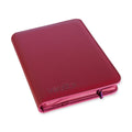 Vault X - 9-Pocket Exo-Tec Zip Binder - Metallic Red