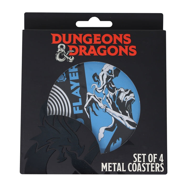 Dungeons & Dragons: Set of 4 Printed Metal Coasters