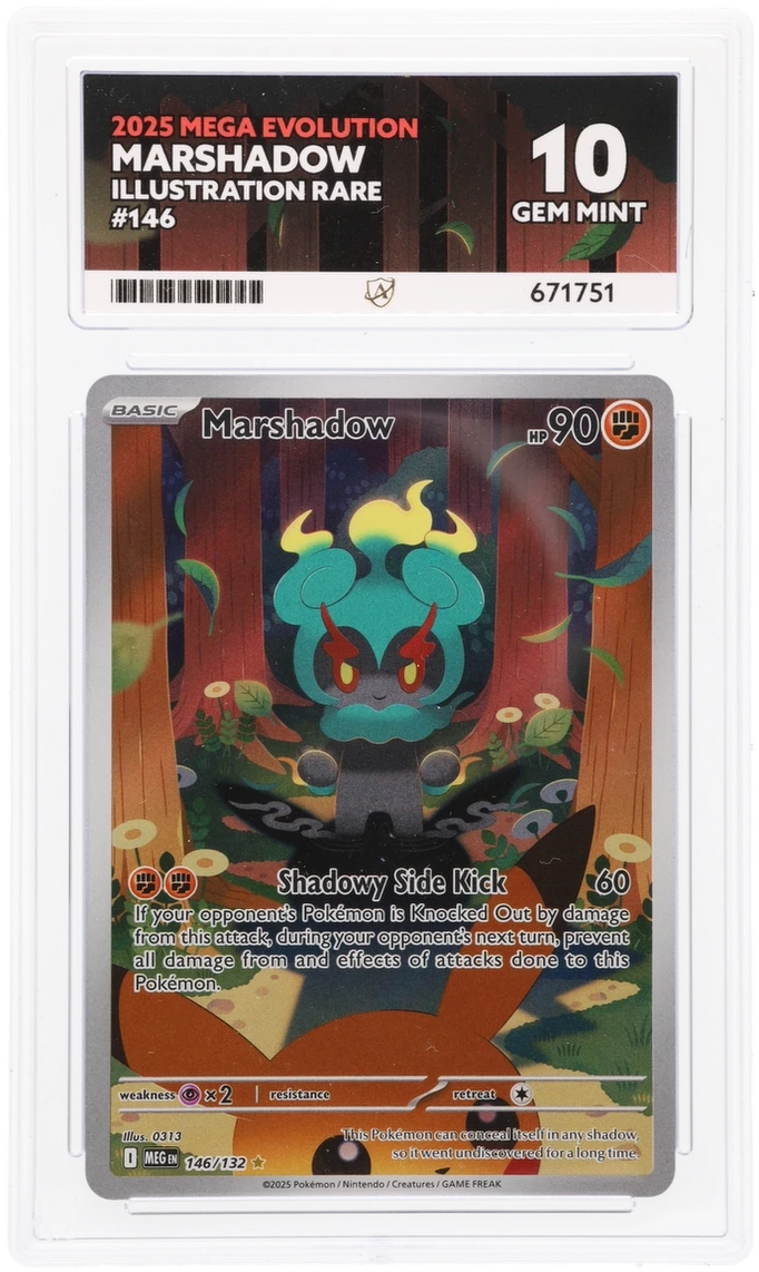 2025 Pokemon Mega Evolution  - Marshadow #146 - Ace 10 671751