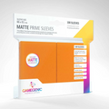 Gamegenic - Standard Size Matte Prime Sleeves - Orange (100 ct.)