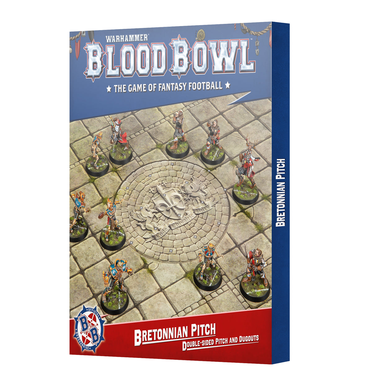 Blood Bowl Bretonnian Brionne Barons Pitch and Dugouts