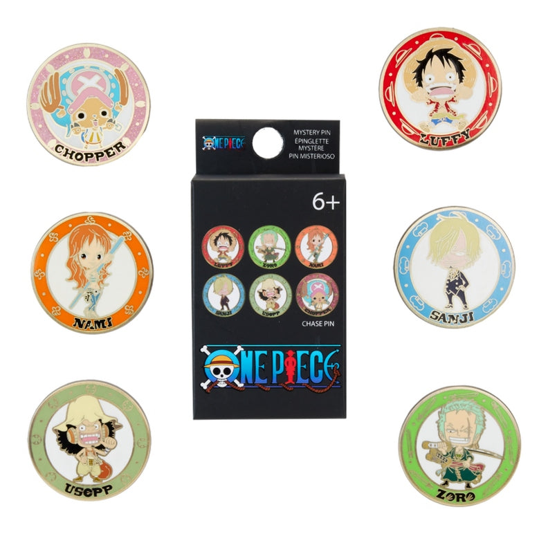 Loungefly - Blind Box Enamel Pins - One Piece Chibi