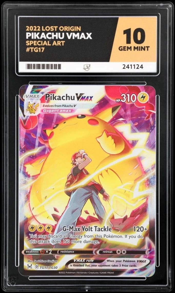 2022 Pokemon Lost Origin - Pikachu Vmax #TG17 - Ace 10 241124