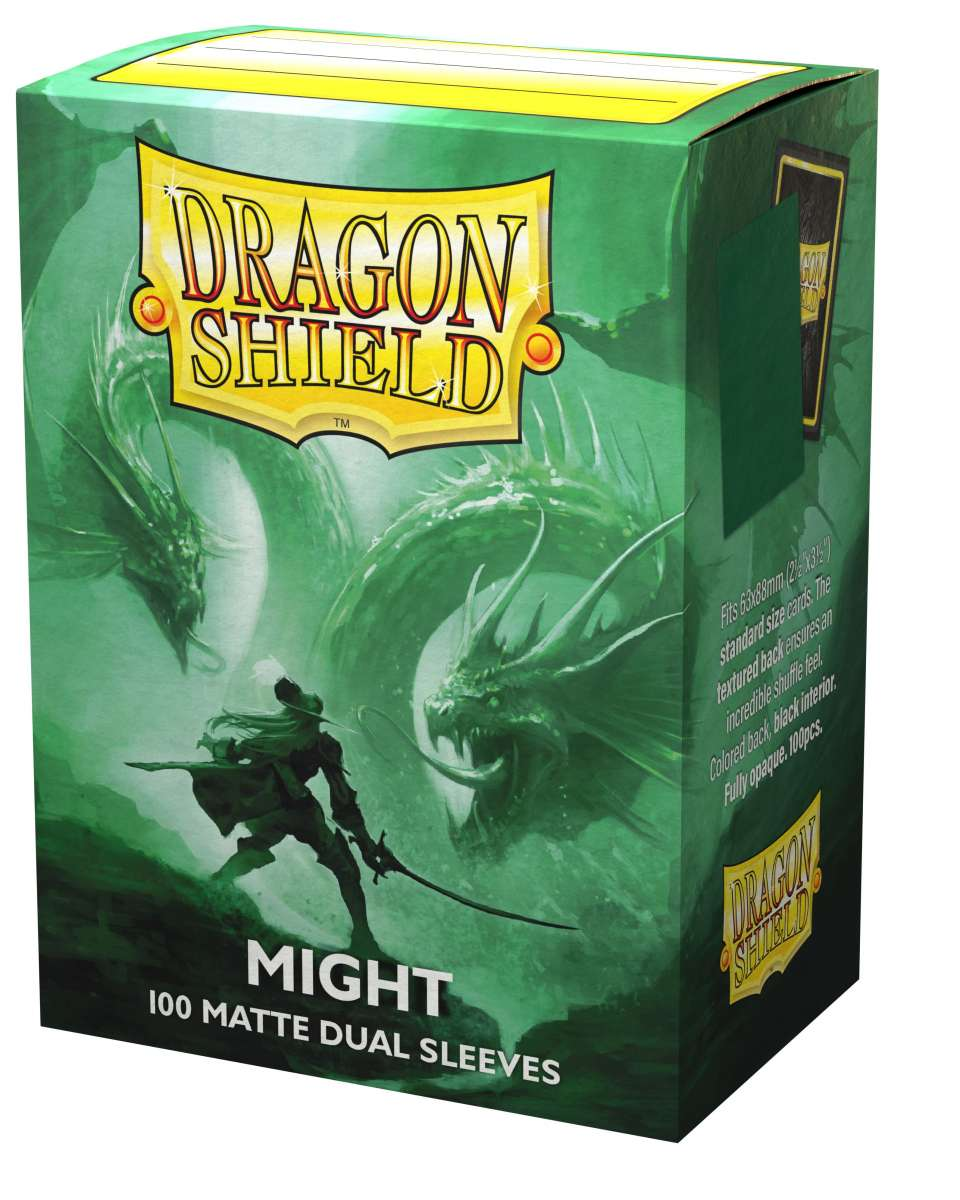 Dragon Shield - Dual Matte Standard Size Sleeves 100pk - Might