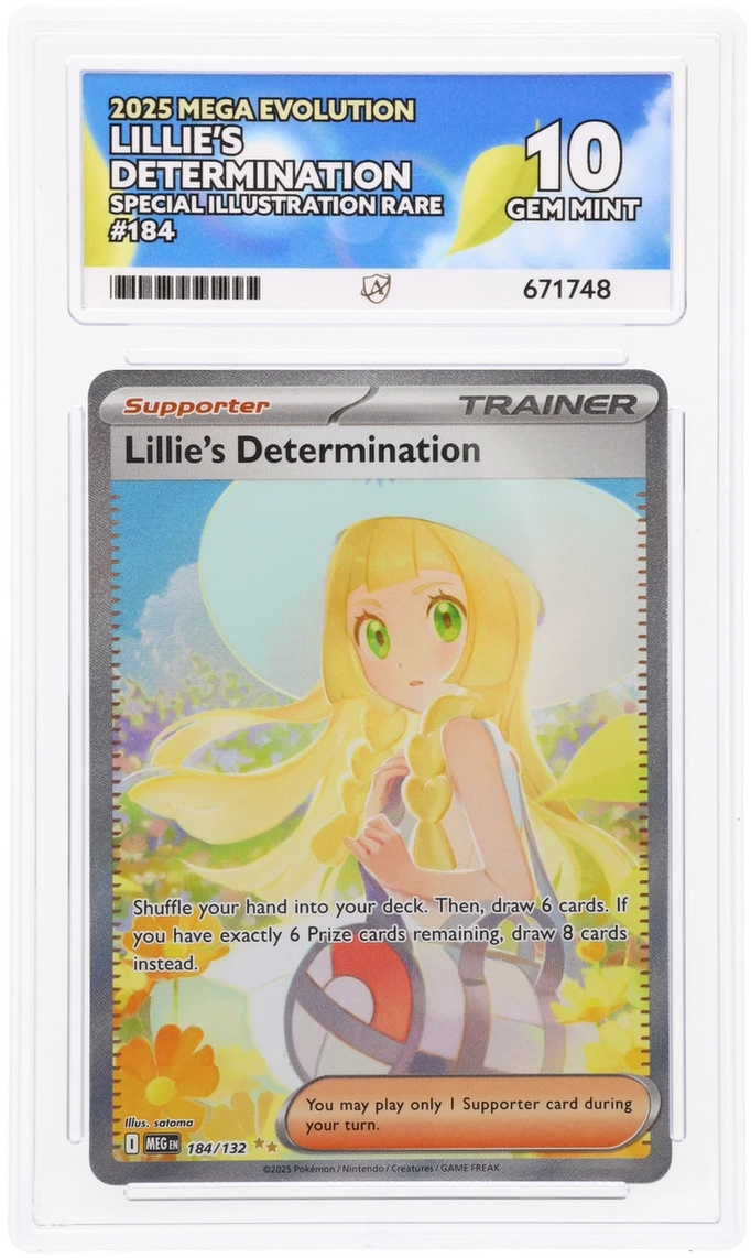 2025 Pokemon Mega Evolution  - Lillie's Determination #184 - Ace 10 671748