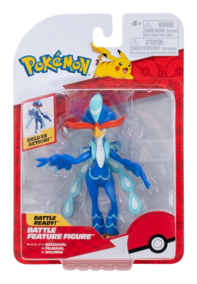 Pokemon - 4.5" Battle Feature Figure - Quaquaval